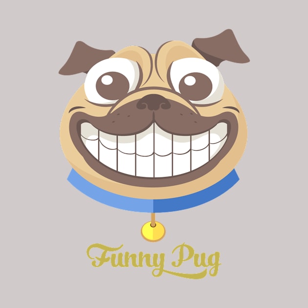 Funny pug dog lover by This is store