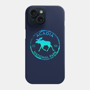 Acadia National Park NP Maine ME USA Moose Lovers Souvenir Phone Case