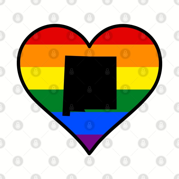 New Mexico Gay Pride Heart by fearcity