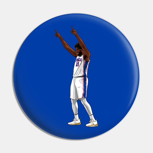 Joel Embiid aka The Process Pin by origin illustrations