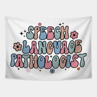 Speech Pathologist Vintage Retro SLP Tapestry