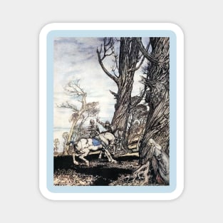 Sir Lancelot - Arthur Rackham Magnet