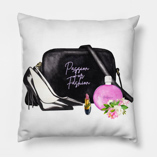 Fashion statement design Pillow by Wanderlust Style