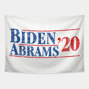 Joe Biden 2020 and Stacy Abrams on the One Ticket. Biden Abrams 2020 Tapestry