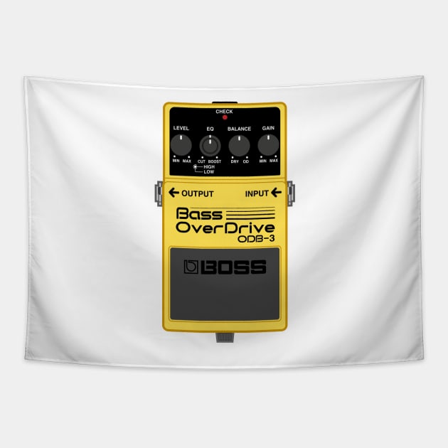 Boss ODB-3 Bass OverDrive Guitar Effect Pedal Tapestry by conform