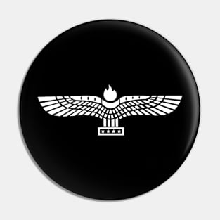 Aramean Eagle white Pin