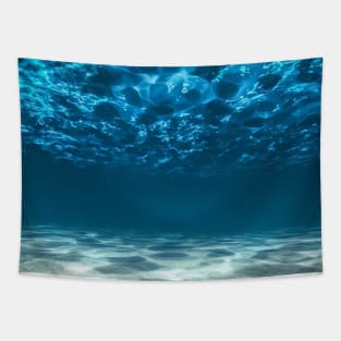 Ocean bottom, view beneath surface Tapestry