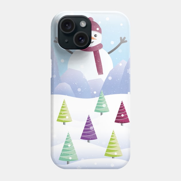 Ancient Snow God Phone Case by Gramoda