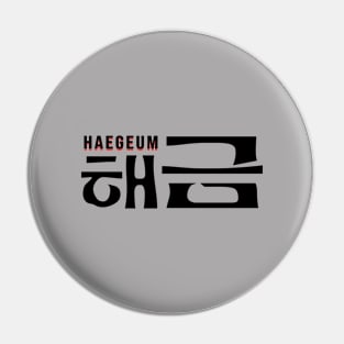 AgustD - Haeguem (front back printed light theme) Pin