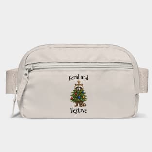 Raccoon Decorated Christmas Tree, Feral and Festive Bag