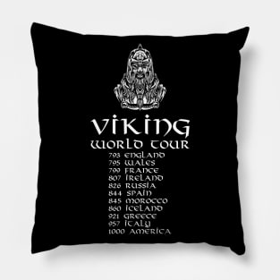 Medieval Nordic History - Viking World Tour - Norse God Odin Pillow