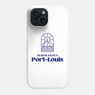 Port Louis in pause mode - Brittany Morbihan 56 BZH Sea Phone Case