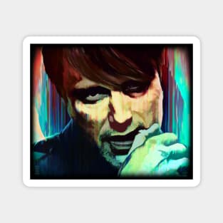 Hannibal Retro Psychedelic Drip Paint Poster Magnet