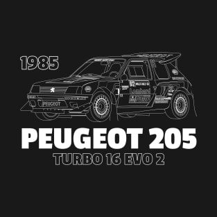 PEUGEOT 205 T16 EVO 2 T-Shirt