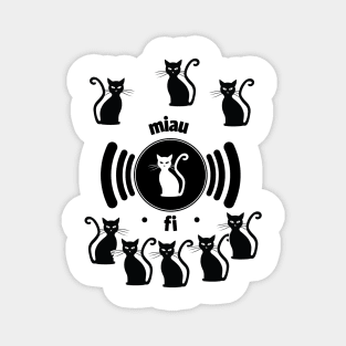 miau miau wifi Magnet