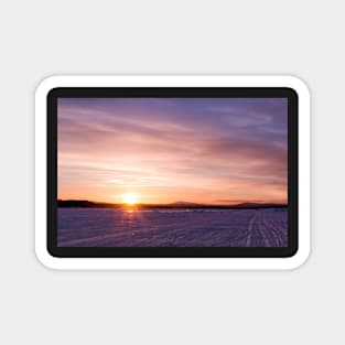 Torne River Sunset Magnet