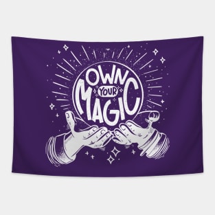 Own Your Magic // Vintage Mystical Crystal Ball Tapestry