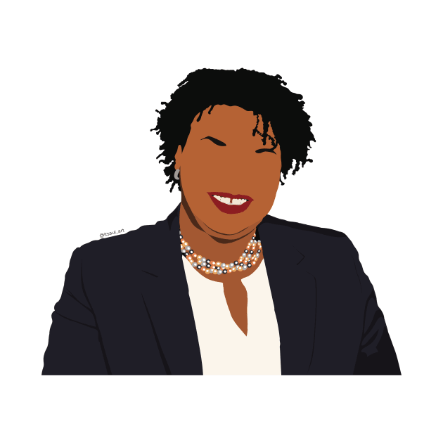 Stacey Abrams by itsaulart