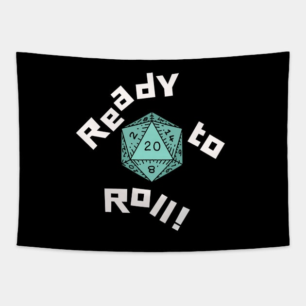 Ready to Roll - NAT 20 V3 Tapestry by Just In Tee Shirts