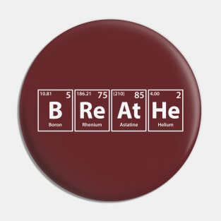 Breathe (B-Re-At-He) Periodic Elements Spelling Pin