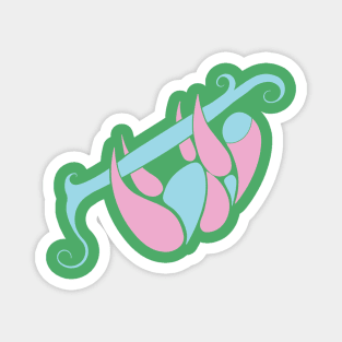 Cotton Candy Sloth Magnet