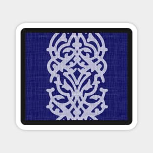 Indigo Large Arabesque Magnet