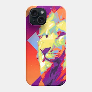 Colorful Lion Artwork Phone Case