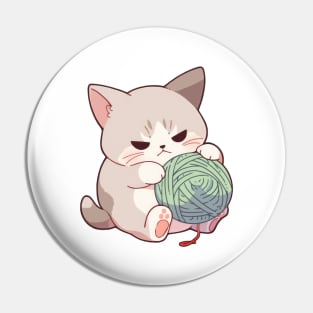 Cute Exotic Shorthair Cat Pin