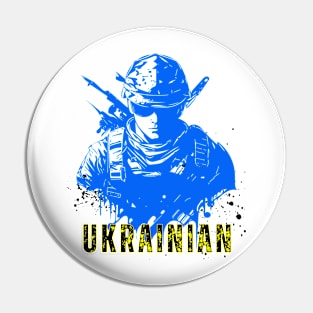 Ukrainian Soldier Pin