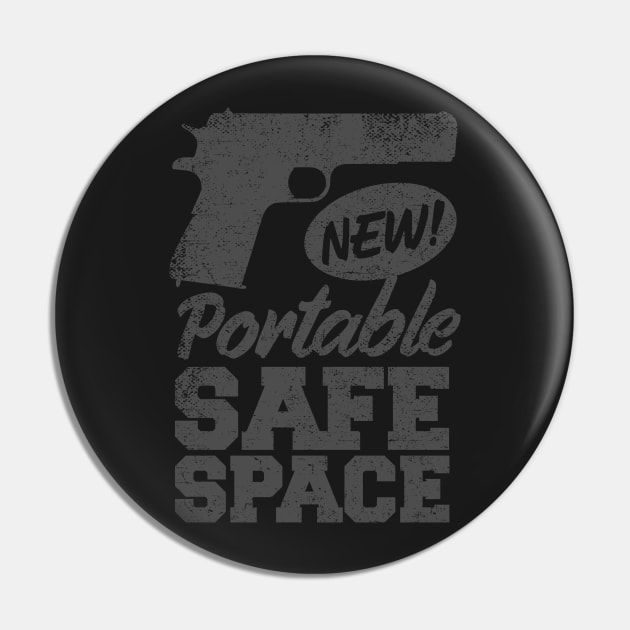 Portable Safe Space Pin by artbitz