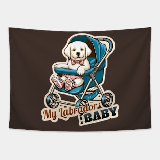 Baby Labrador Retriever Tapestry