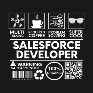 Salesforce Developer Black T-Shirt