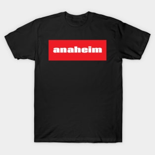 Los Angeles Angels of Anaheim text Distressed Vintage T-shirt 6 Sizes