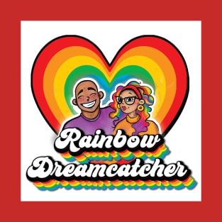 Rainbow Dreamcatcher Heart Logo T-Shirt