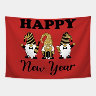 Happy New Year Gnome Gnomies Lovers New Years Eve NYE Party Tapestry