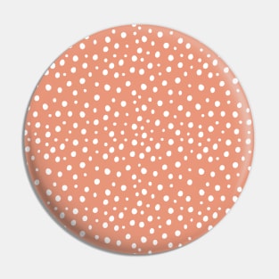 white polka dot print Pin