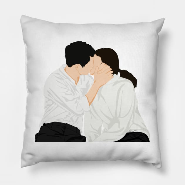 Descendants of the sun Pillow by AyushkaAgarwal