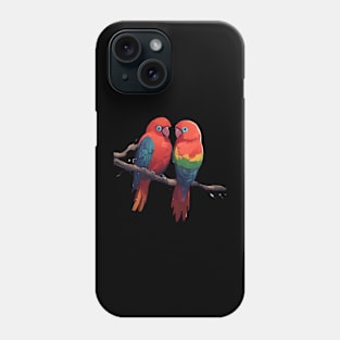 LOVE BIRDS YOU AND I Phone Case