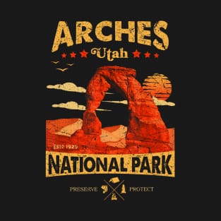 Arches utah national park vintage T-Shirt