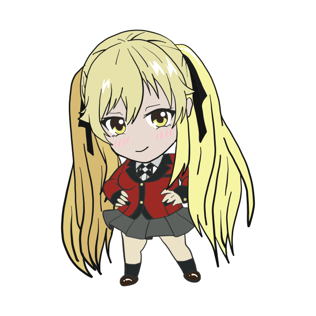 Kakegurui - Mary Saotome Chibi by jenartfart