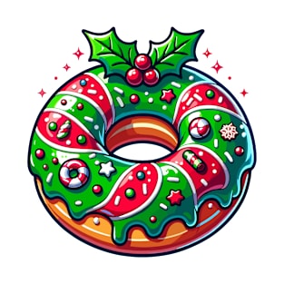 Festive Christmas Donut Delight - Holiday Inspired Treat T-Shirt