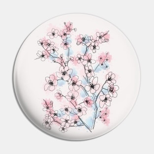 FLOWER ART, CHERRY BLOSSOMS. Pin