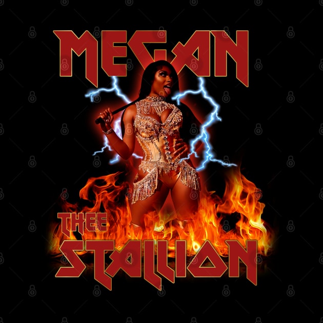 Hip Hop Retro Megan Thee Stallion by Planet of Tees