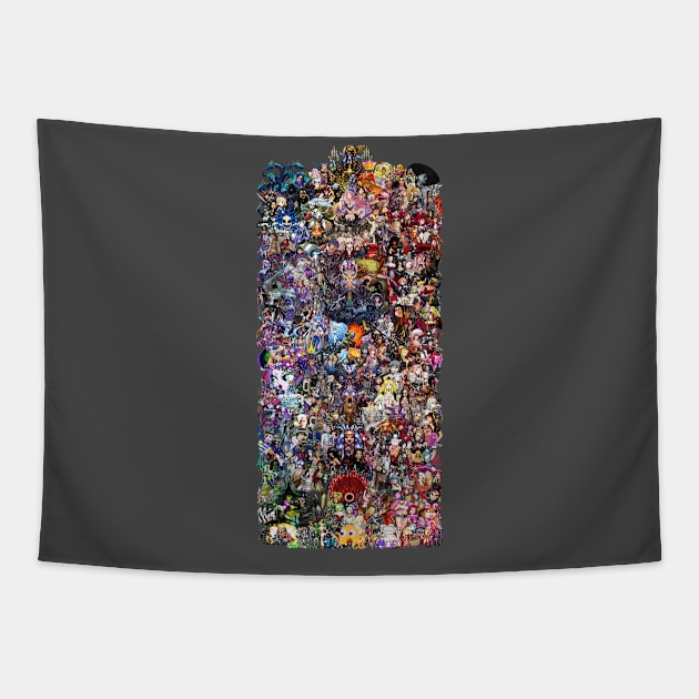 Video Game Villainesses Tapestry by TheWellRedMage