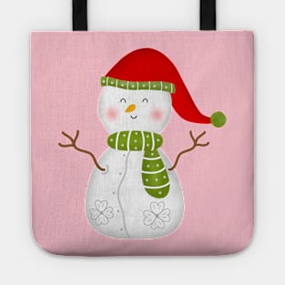 Christmas Snowman Tote