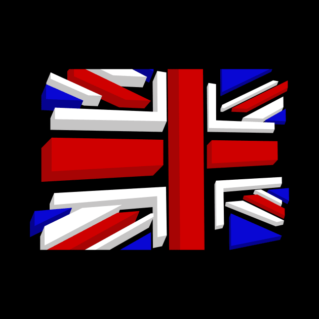 Union Jack XL Blk by SiSuSiSu