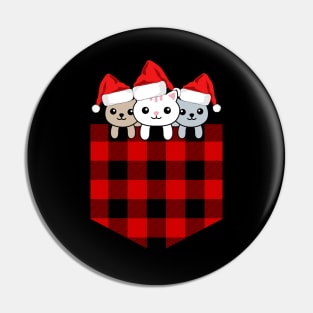 Christmas Cats Pin