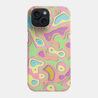 Abstract Paper Cut Pattern Phone Case