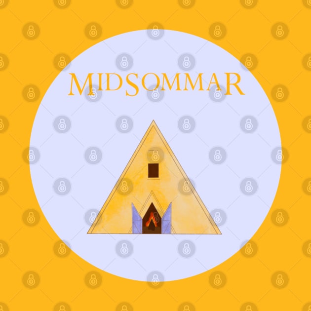 Midsommar fire scene by Hija Design