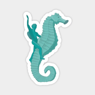 The Boy on the Seahorse Magnet